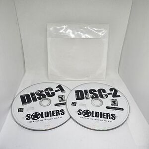 Soldiers Heroes Of World War 2 II 2004 Two Discs Set for Windows XP - Discs Only